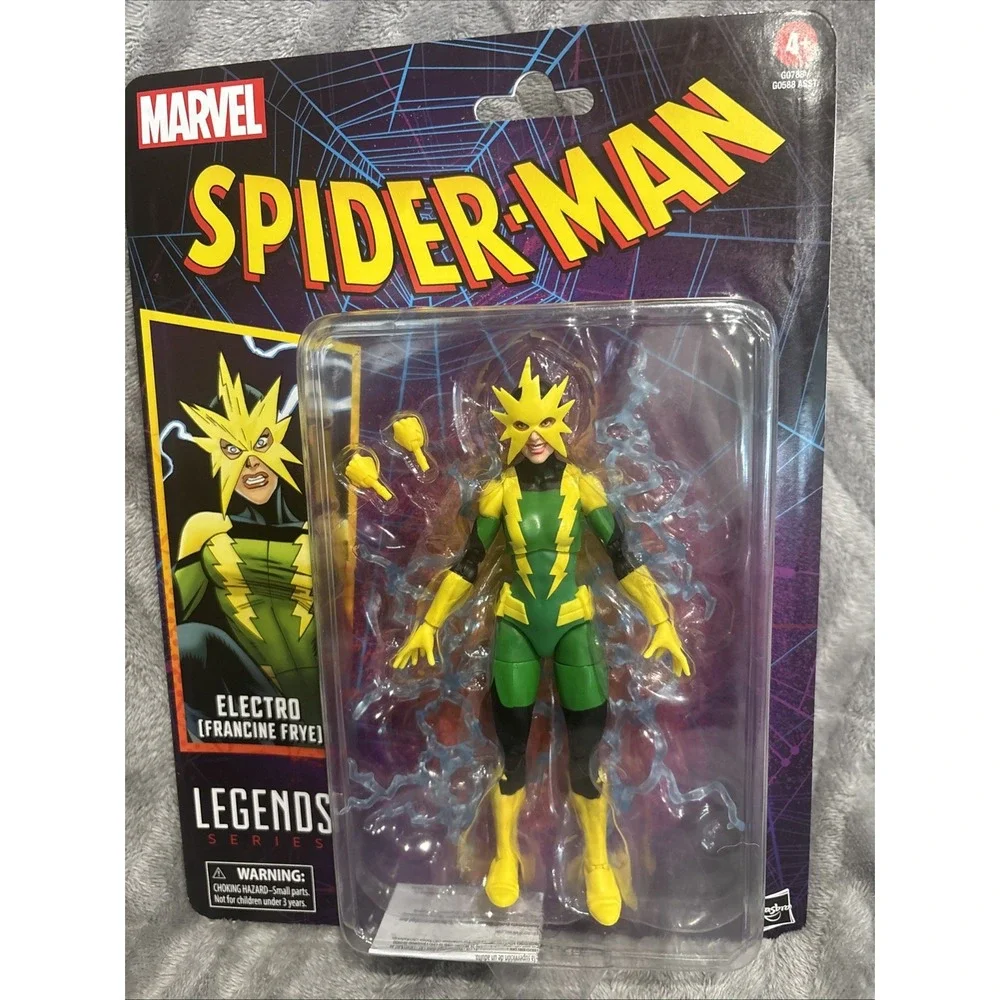 Spider-Man Marvel Legends Electro (Francine Frye) 6-Inch AF BY HASBRO